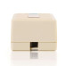 1-Port Cat5E Surface Mount Box - White