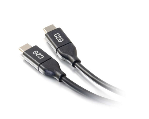 10ft 3m USB 2.0 USB-C to USB-B Cable M/M - Black