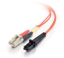 23ft 7m LC-SC 62.5/125 OM1 Duplex Multimode PVC Fiber Optic Cable - Orange