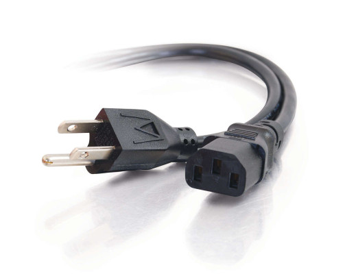 4ft (1.2m) 16 AWG Universal Power Cord (NEMA 5-15P to IEC320C13) (TAA Compliant)