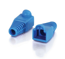 RJ45 Snagless Boot Cover (6.0mm OD) Multipack (TAA Compliant) (50-Pack) - Blue