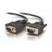 50ft (15.2m) DB9 M/F Serial RS232 Extension Cable - Black