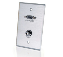 2-Port UXGA Monitor Splitter/Extender with 3.5mm Audio Female Input