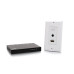 HDMI® HDBaseT + USB-C®, 3.5mm, and USB-B to A over Cat Extender Wall Plate Transmitter to Box Receiver - 4K 60Hz