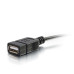 0.5ft (0.15m) Mobile Device USB Micro-B to USB Device OTG Adapter Cable