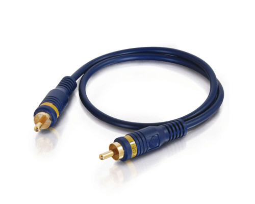 0.5ft 0.15m Value Series™ One RCA Mono Male to Two RCA Stereo Female Y-Cable