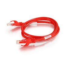 7ft (2.1m) Cat6 Snagless Unshielded (UTP) Network Crossover Patch Cable - Red