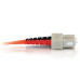 3.3ft 1m LC-SC 62.5/125 OM1 Duplex Multimode Fiber Optic Cable - Plenum CMP-Rated - Orange