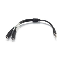 12ft 3.7m Value Series™ One 3.5mm Stereo Male To Two RCA Stereo Male Y-Cable