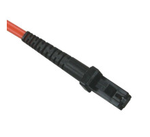 9.8ft 3m LC-LC 50/125 OM4 Duplex Multimode PVC Fiber Optic Cable - Aqua