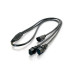 1.5ft 0.46m 16 AWG 1-to-4 Power Cord Splitter 1 NEMA 5-15P to 4 NEMA 5-15R  TAA Compliant
