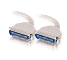 25ft 7.6m DB25 M/F Serial RS232 Extension Cable