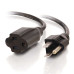 6ft 1.8m 16 AWG 250 Volt Computer Power Extension Cord IEC320C14 to IEC320C13  TAA Compliant