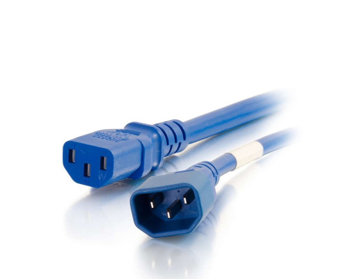 4ft 1.2m 16 AWG 250 Volt Computer Power Extension Cord IEC320C14 to IEC320C13  TAA Compliant