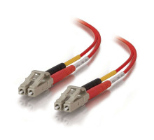 9.8ft 3m LC-LC 50/125 OM2 Duplex Multimode PVC Fiber Optic Cable - Orange