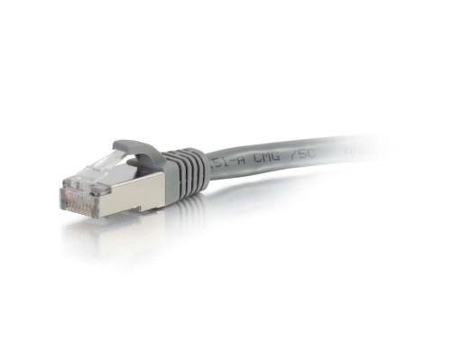 0.5ft (0.15m) Cat6 Snagless Shielded (STP) Ethernet Network Patch Cable - Gray