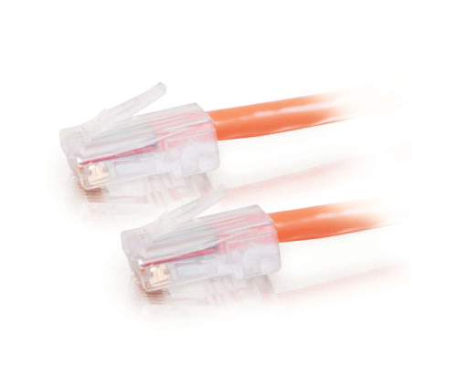 2ft 0.6m Cat6 Non-Booted Unshielded UTP Ethernet Network Patch Cable - Orange
