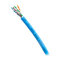 1000ft 304.8m Cat5e Bulk Unshielded UTP Ethernet Network Cable with Stranded Conductors - In-Wall CM-Rated TAA Compliant - Gray