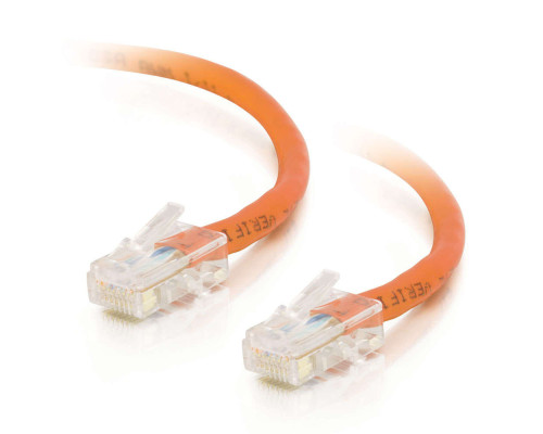 10ft (3m) Cat5e Non-Booted Unshielded (UTP) Network Crossover Patch Cable - Orange