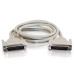 3ft (0.9m) DB25 M/M Serial RS232 Cable