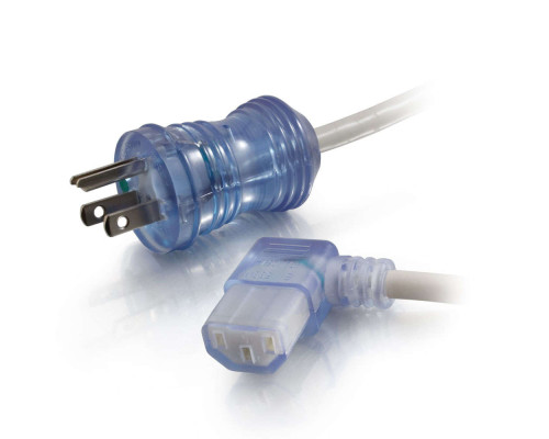 25ft 7.6m 16 AWG Hospital Grade Power Extension Cord NEMA 5-15P to NEMA 5-15R  TAA Compliant - Orange