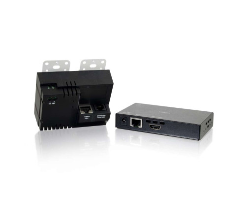 HDMI® HDBaseT + 3.5mm, USB-B to A, and RS232 over Cat Extender Box Transmitter to Box Receiver - 4K 60Hz