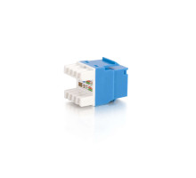 Snap-In Blank Keystone Insert Module - Ivory