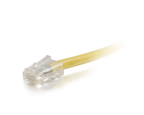 0.5ft 0.15m Cat5e Snagless Unshielded UTP Ethernet Network Patch Cable - Yellow