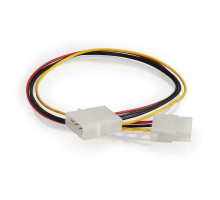 14in One 5.25in to Two 5.25in Internal Power Y-Cable