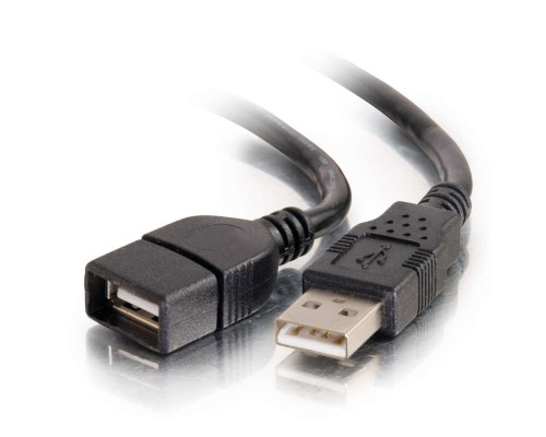 9.8ft 3m USB 2.0 A Male to A Female Extension Cable - Black