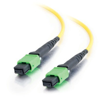 49.2ft 15m MTP 10Gb 50/125 OM3 Multimode PVC Fiber Optic Cable - Aqua