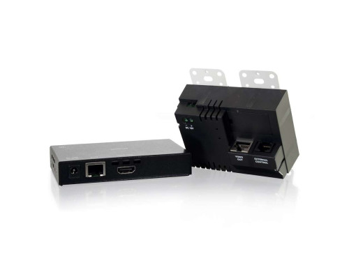HDMI® HDBaseT + 3.5mm, USB-B to A, and RS232 over Cat Extender Box Transmitter to Box Receiver - 4K 60Hz