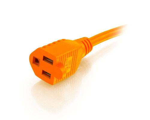 6ft 1.8m 16 AWG Hospital Grade Power Cord NEMA 5-15P to IEC320C13  TAA Compliant - Black