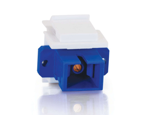 180° Cat6 RJ45 UTP Shielded Keystone Jack - Silver