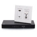 HDMI® HDBaseT + USB-B and RS232 over Cat Extender Single Gang Wall Plate Transmitter to Box Receiver - 4K 60Hz