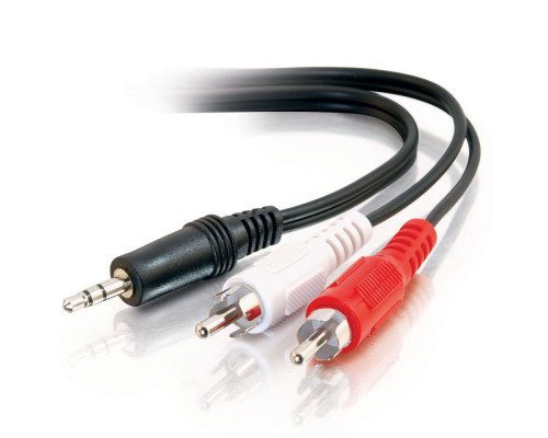 3.5mm Stereo Male to 6.3mm 1/4in Stereo Female Adapter TAA Compliant