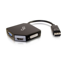 0.5ft 0.15m Mini DisplayPort™ Male to DisplayPort™ Female Adapter Converter 4K 30Hz - Black