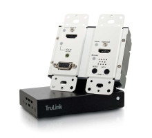 HDMI® HDBaseT + 3.5mm, USB-B to A, and RS232 over Cat Extender Box Transmitter to Box Receiver - 4K 60Hz