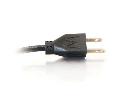 6ft 1.8m 16 AWG 250 Volt Computer Power Extension Cord IEC320C14 to IEC320C13  TAA Compliant