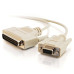 6ft 1.8m DB37 M/F Serial RS232 Extension Cable