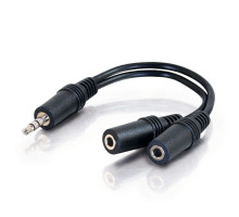3ft 0.9m Velocity™ One 3.5mm Stereo Male to Two RCA Stereo Male Y-Cable
