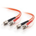 16.4ft 5m LC-SC 62.5/125 OM1 Duplex Multimode PVC Fiber Optic Cable - Orange