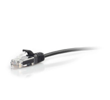 0.5ft (0.15m) Cat6 Snagless Unshielded (UTP) Slim Ethernet Network Patch Cable - Black