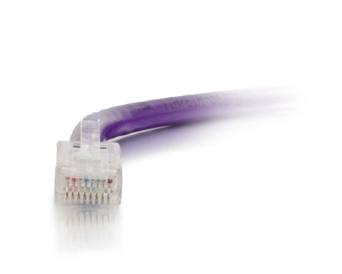 4ft (1.2m) Cat6 Non-Booted Unshielded (UTP) Ethernet Network Patch Cable - Purple