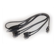 10ft 3m 18 AWG Universal Right Angle Power Cord NEMA 5-15P to IEC320C13R  TAA Compliant