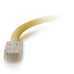 0.5ft 0.15m Cat5e Snagless Unshielded UTP Ethernet Network Patch Cable - Yellow