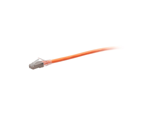 12ft (3.7m) TAA-Compliant F-Series Cat6a Snagless Shielded (STP) Network Cable - Orange