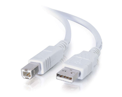 3.3ft (1m) USB 2.0 A/B Cable - White