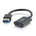 0.5ft (0.15m) USB-C® Female to USB-A Male SuperSpeed USB 5Gbps Adapter Converter