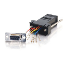 DB9 Female to DB25 Female Serial RS232 Null Modem Adapter